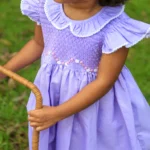April Blossom - Purple flutter dress