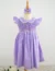 April Blossom - Purple flutter dress - Image 12