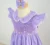 April Blossom - Purple flutter dress - Image 10
