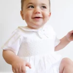 ARLO - Smocked Romper with Removable Bow