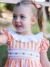 SOFIA - Orange Stripe Smocked Dress - Image 3