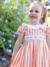 SOFIA - Orange Stripe Smocked Dress - Image 2