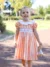 SOFIA - Orange Stripe Smocked Dress - Image 6